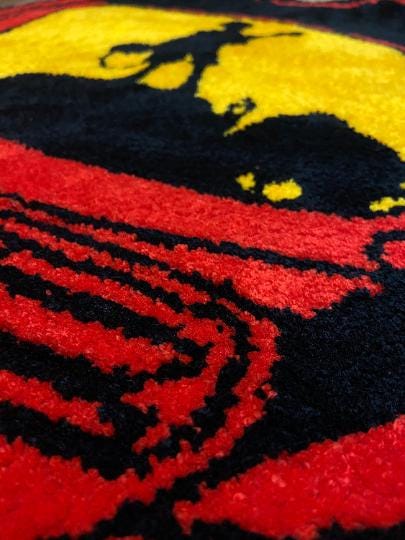 Custom Logo Tufted Rug Design | Personalized Shape Custom Rug | Custom Business Logo Tufted Rugs | Customized Tufting Logo Carpet | Tuft Rug