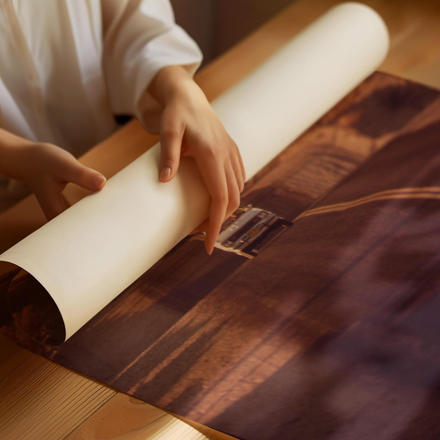 Driving Down Desert Highway Print Fine Art Photography Desert Driving Wall Decor Car Driving Photo for Bar Room Retro Summer Y2K Photo