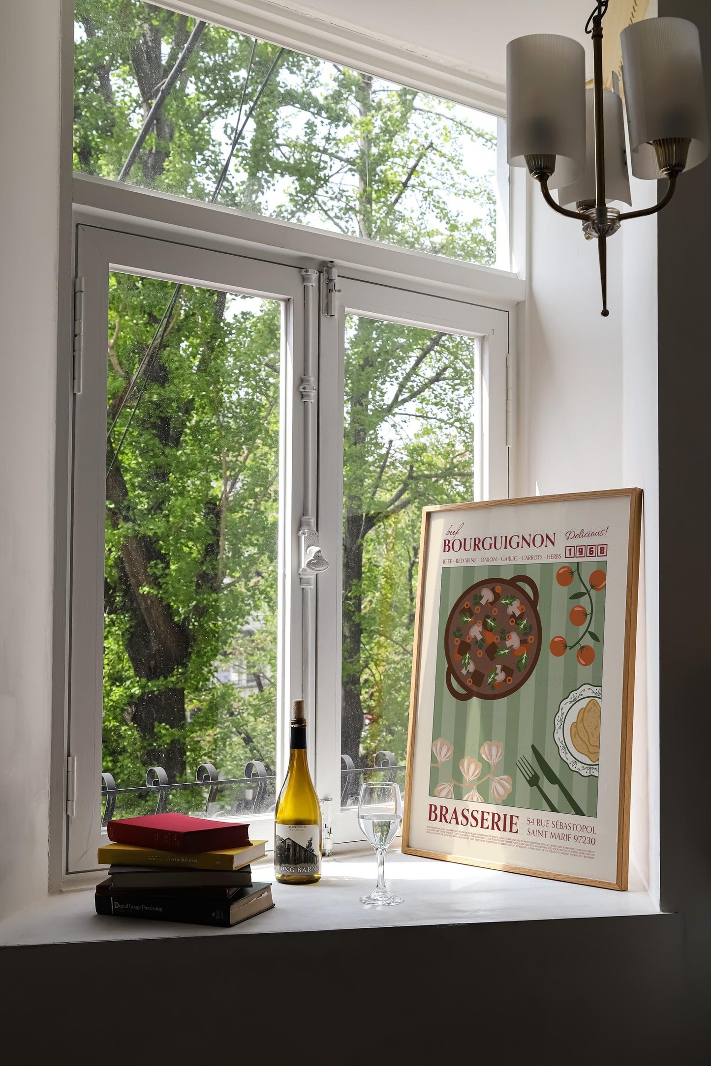 Beef Bourguignon Poster, Kitchen Art, Kitchen Poster, Kitchen Print, Food Print, Modern Kitchen Decor, Retro Poster, Coffee Poster