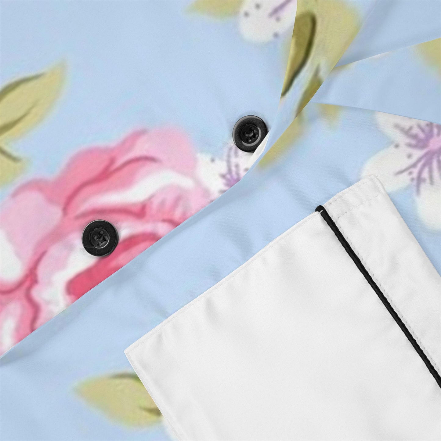 Floral Women's Satin Pajamas - Elegant Sleepwear Set, Luxury Loungewear, Gift for Her, Cozy Nightwear, Wedding Sleep Set