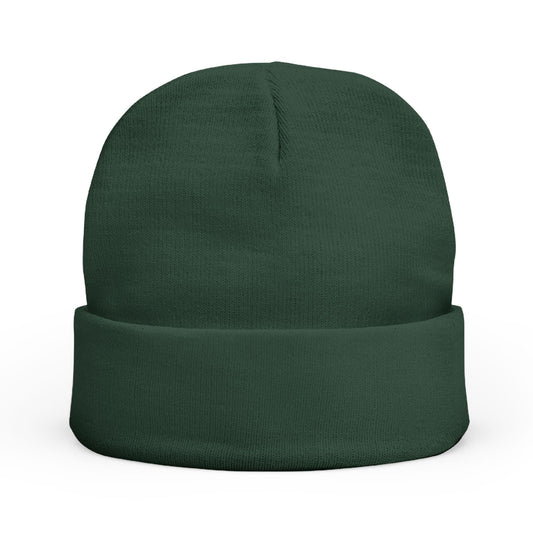 Green Trout Embroidered Knit Beanie, Colorful Fish Hat for Anglers | Fishing Gift, Outdoor Winter Hat, Cozy Cotton Blend, Fathers Day Idea