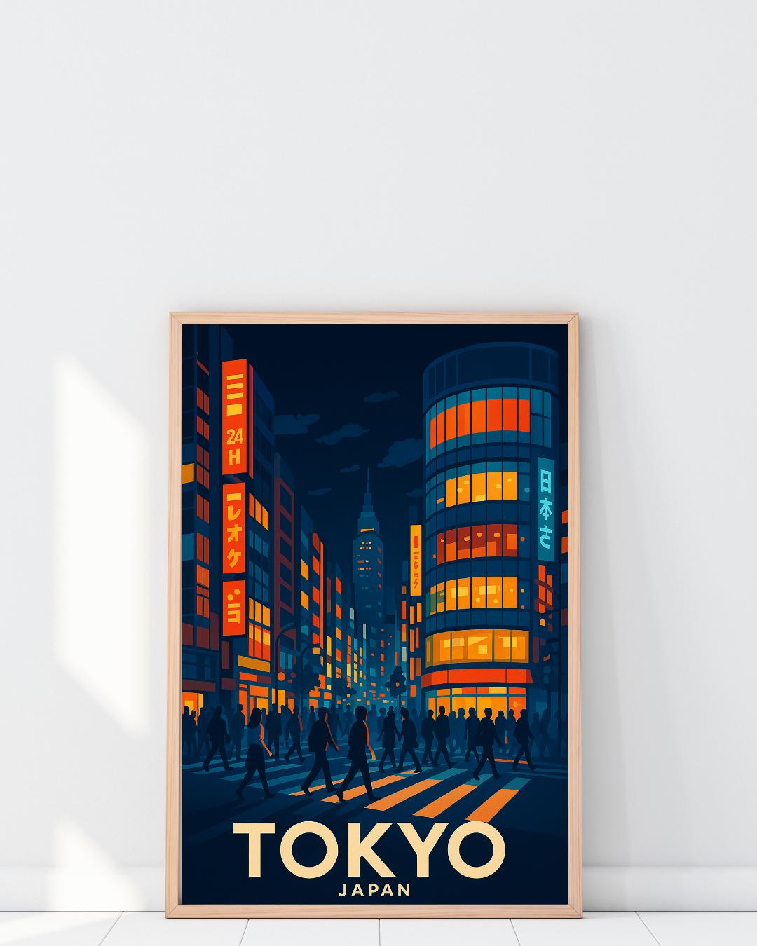 Tokyo Print, Japan Wall Art, Tokyo Wall Art, Tokyo Travel Print,Birthday Present, Wedding Gift, Travel Decor, Travel Wall Art, Japan Print