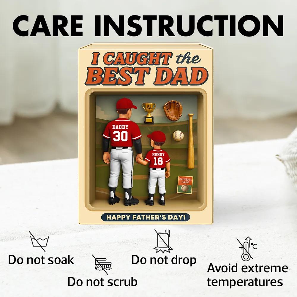 Baseball Dad And Kids Trading Card Style, Trading Card or Toy Box Style with Kids, Fun Father’s Day Gift & Keepsake for the No1 Dad
