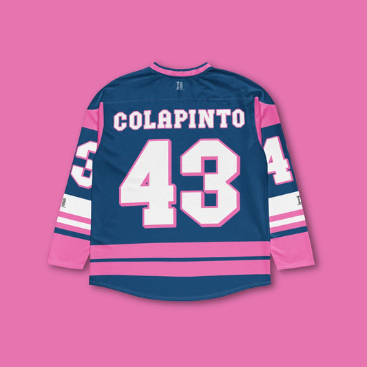 Streetwear Racing Hockey Jersey – Oversized Unisex Jersey with Bold Racing Graphics