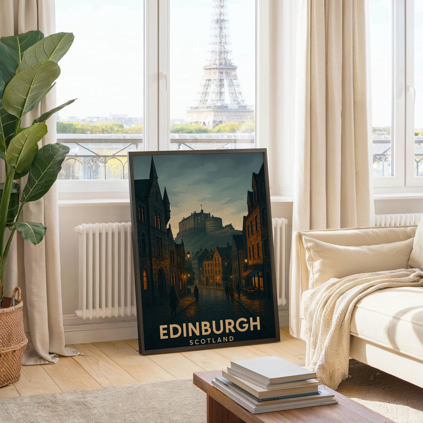 Edinburgh Print, Edinburgh Poster, Scotland Wall Art, Edinburgh Travel Print, Wedding Gift, Birthday Present, Travel Decor, Travel Wall Art