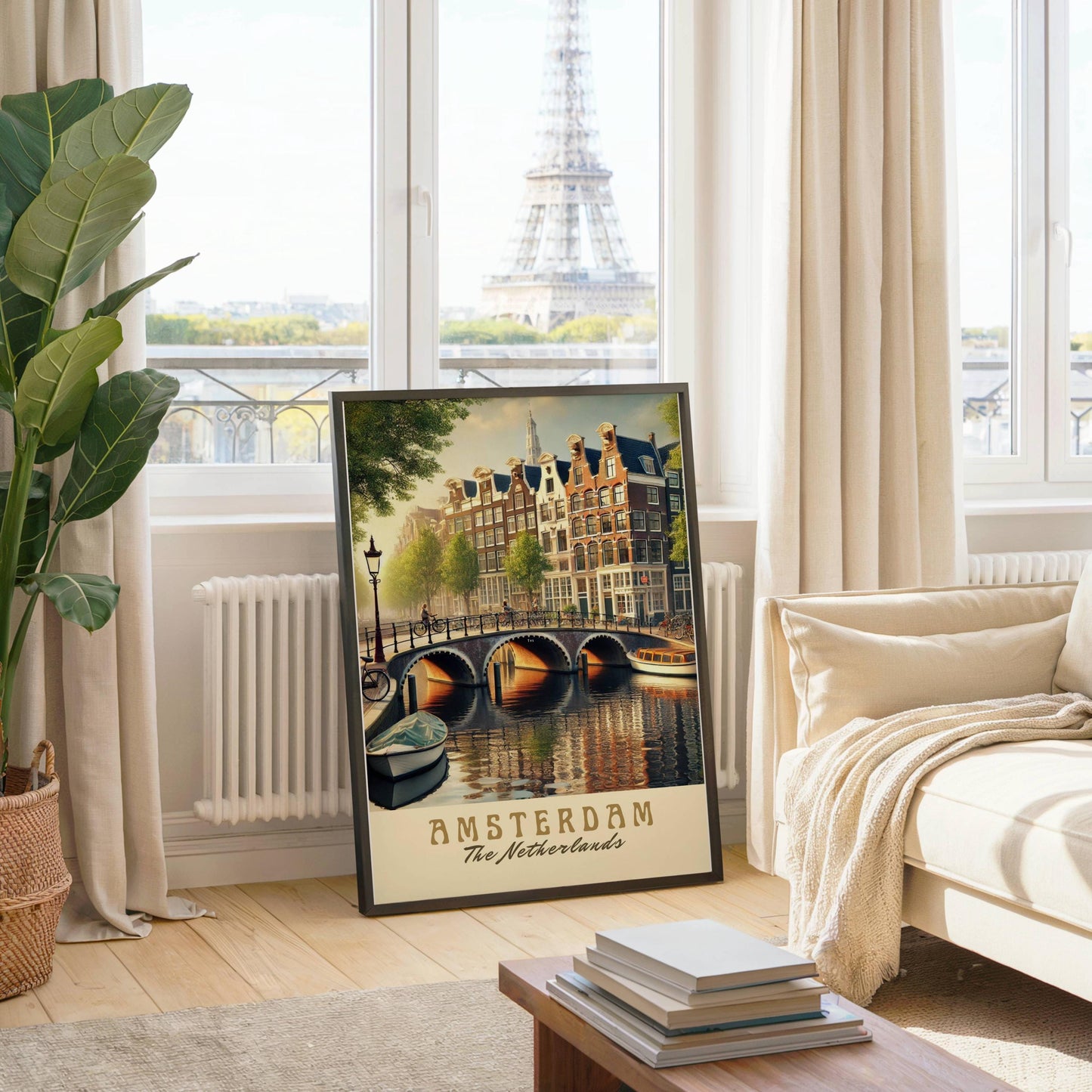 Amsterdam Print, Amsterdam Wall Art, Amsterdam Poster, Amsterdam, Birthday Present, Wedding Gift Print, Travel Decor, Travel Wall Art, Dutch