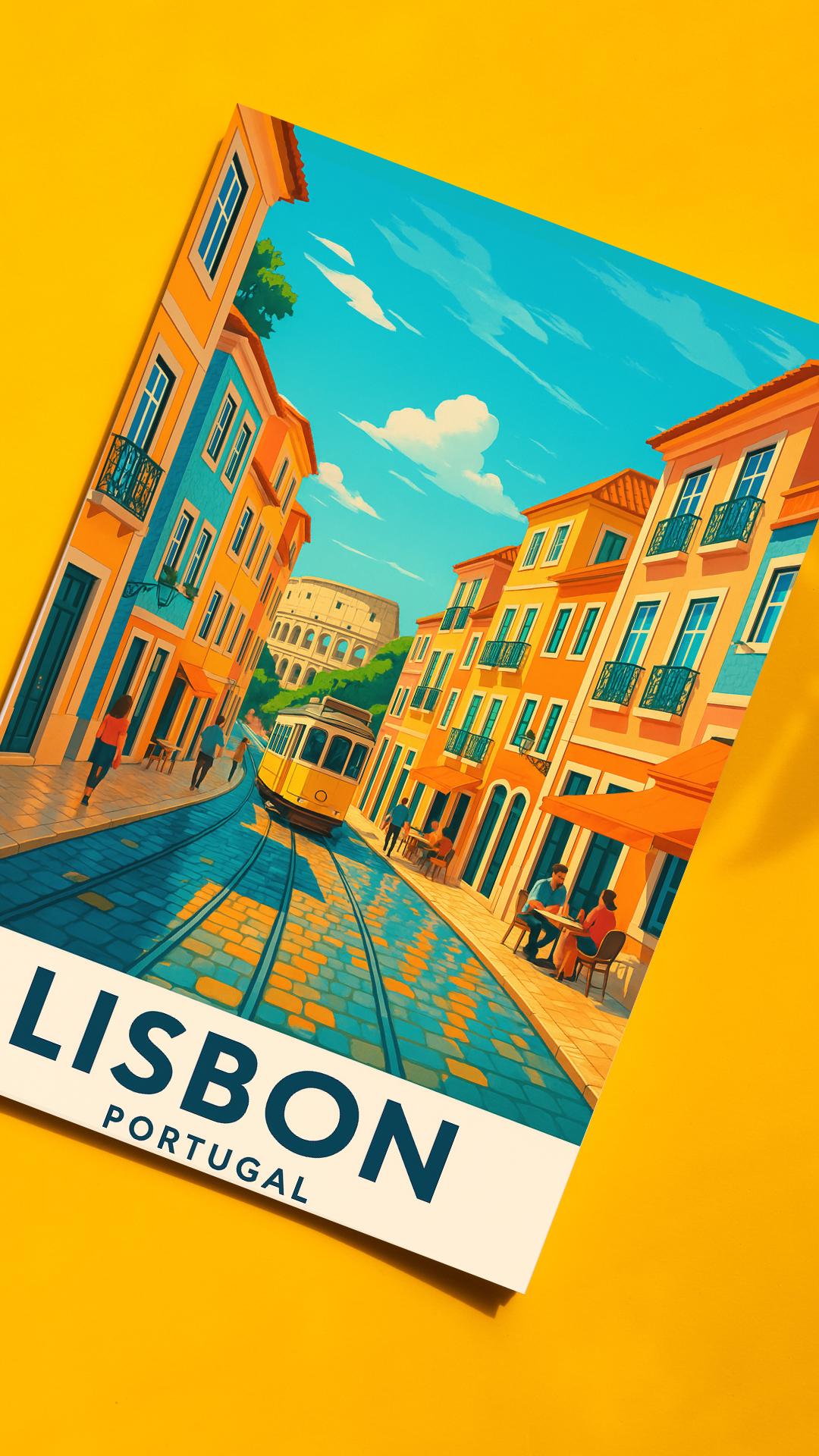 Lisbon Print, Lisbon Wall Art, Portugal Wall Art, Lisbon Travel Print, Birthday Present, Wedding Gift, Travel Decor, Travel Wall Art, Travel