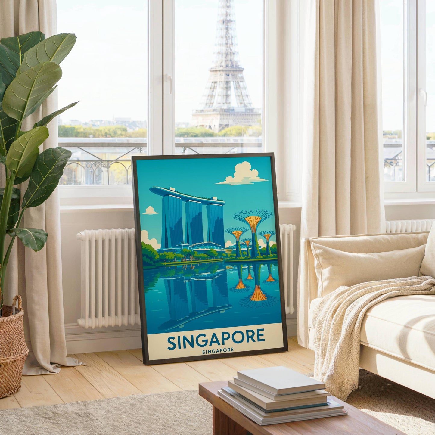 Singapore Print, Singapore Wall Art, Singapore Travel Print, Birthday Present, Wedding Gift, Travel Decor, Travel Wall Art, Japan Print