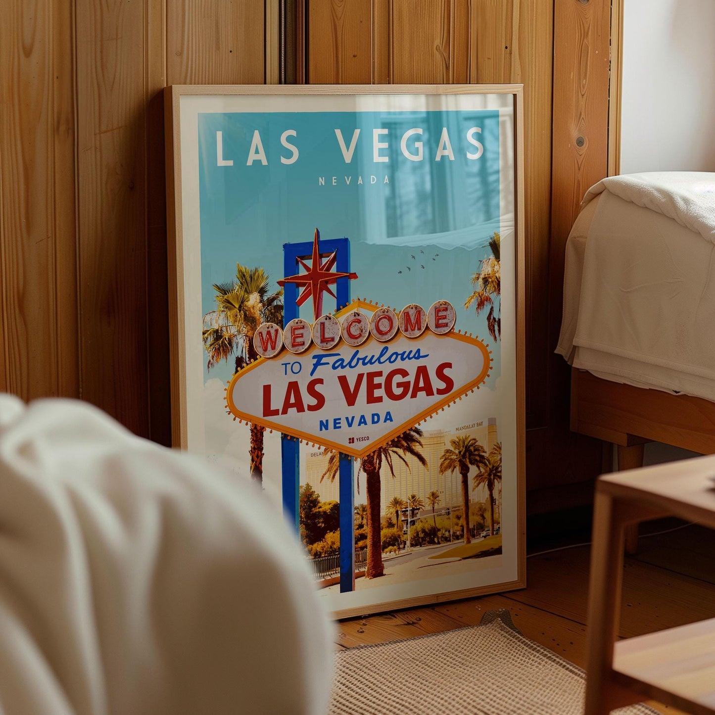 Las Vegas Sign Poster, Las Vegas Framed Print, Las Vegas Wall Art, Las Vegas Decor, Las Vegas Gift, Las Vegas Travel Poster, Las Vegas Map