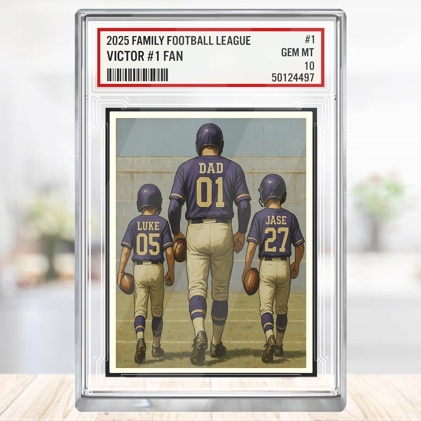 Personalized Baltimore Football Team Acrylic Block Display – Premium Collectible for Fans, Kids, Perfect Memorabilia for Football Season