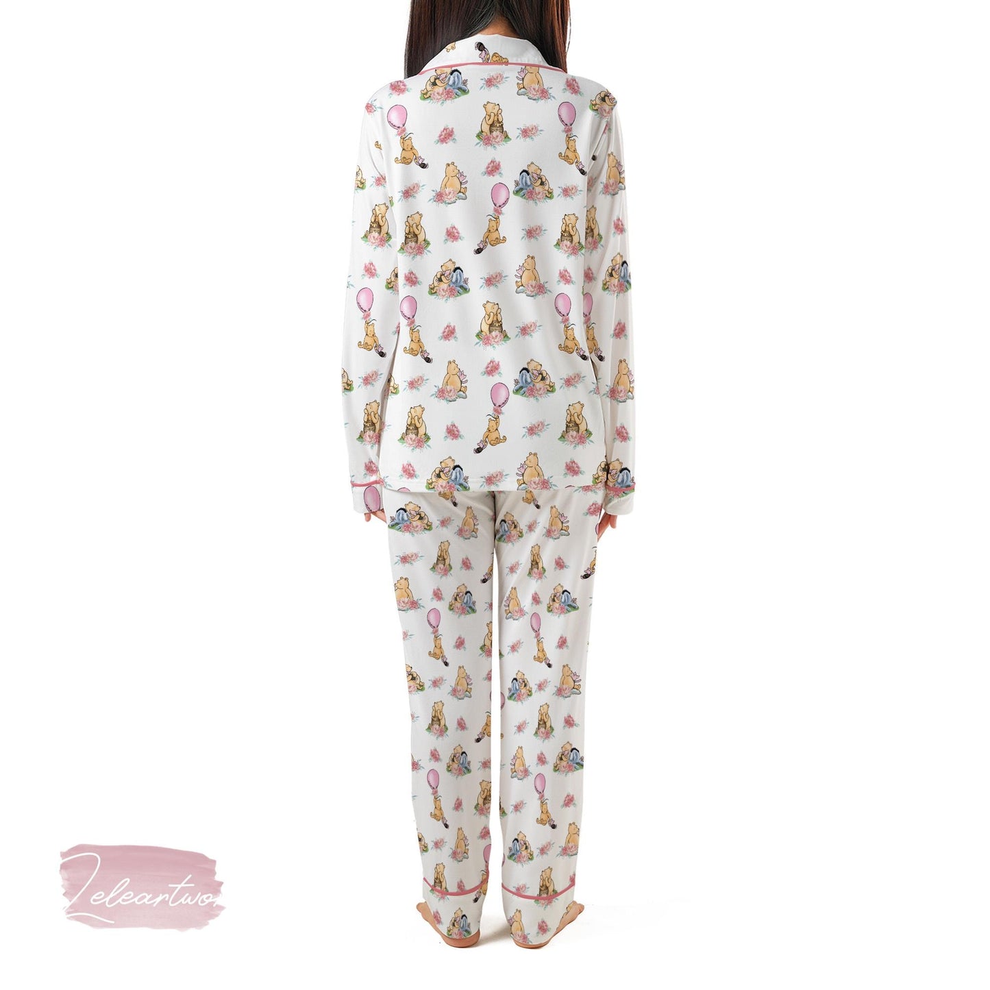 Baby Girl Winnie the Pooh Pajama Set – Cute Classic Bear Short Sleeve Sleepwear, Soft Nursery Loungewear Gift