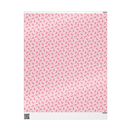 Coastal coquette Wrapping Paper Vintage Seafood Print Lobster Art Gift Wrap for Foodies Nautical Coastal Weddings Tomato Girl Italian Summer