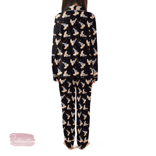 The Ass Of A Killer Bella Set – Spicy Pin-Up Pajama Shorts | Retro Star Nightwear | Sassy Fandom Lounge Gift