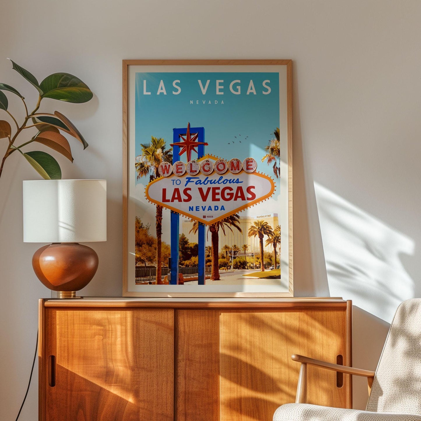 Las Vegas Sign Poster, Las Vegas Framed Print, Las Vegas Wall Art, Las Vegas Decor, Las Vegas Gift, Las Vegas Travel Poster, Las Vegas Map