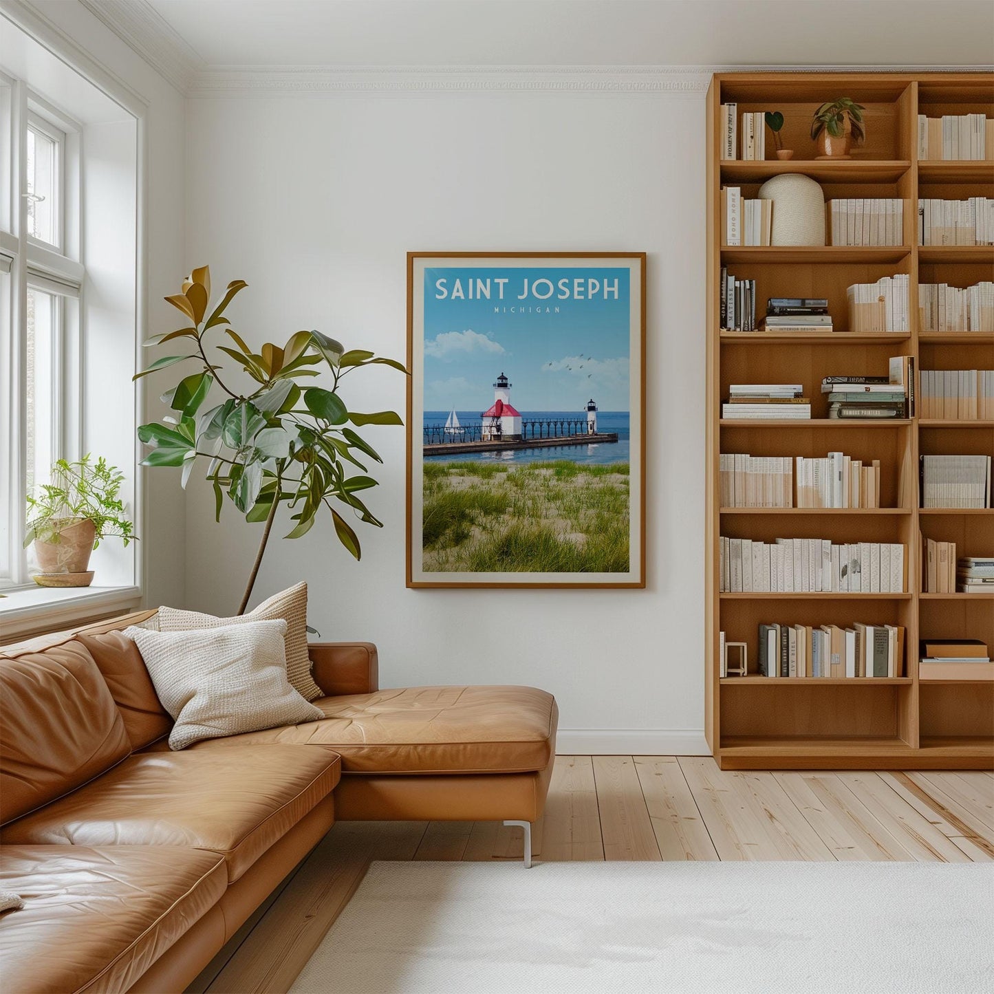 St Joseph Poster, St Joseph Print, St Joseph Wall Art, St Joseph Decor, St Joseph Gift, St Joseph Travel Poster, Michigan Gift
