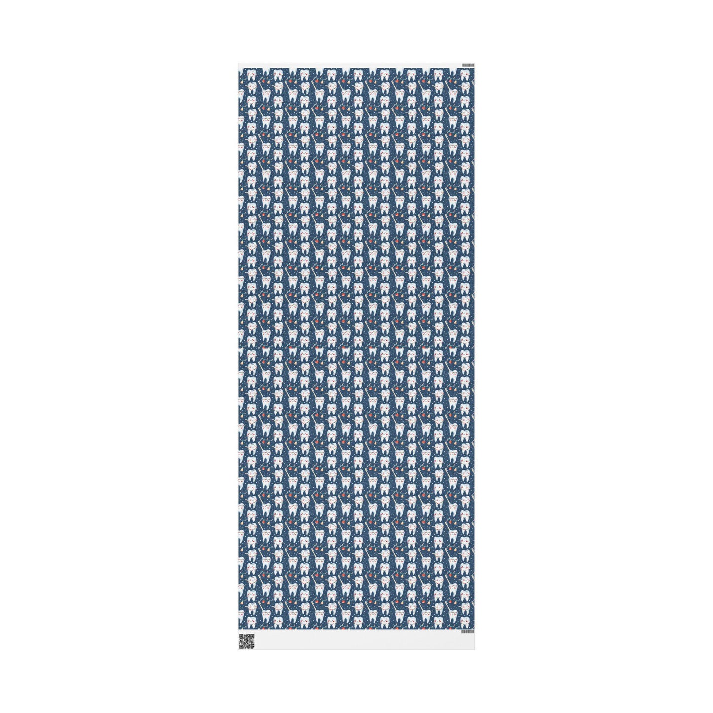 Orthodontist Wrapping Paper, Dentist Gift Wrap, Modern Tooth Design Holiday Fun Gift Wrap for Dental Office Dentist and Hygienists