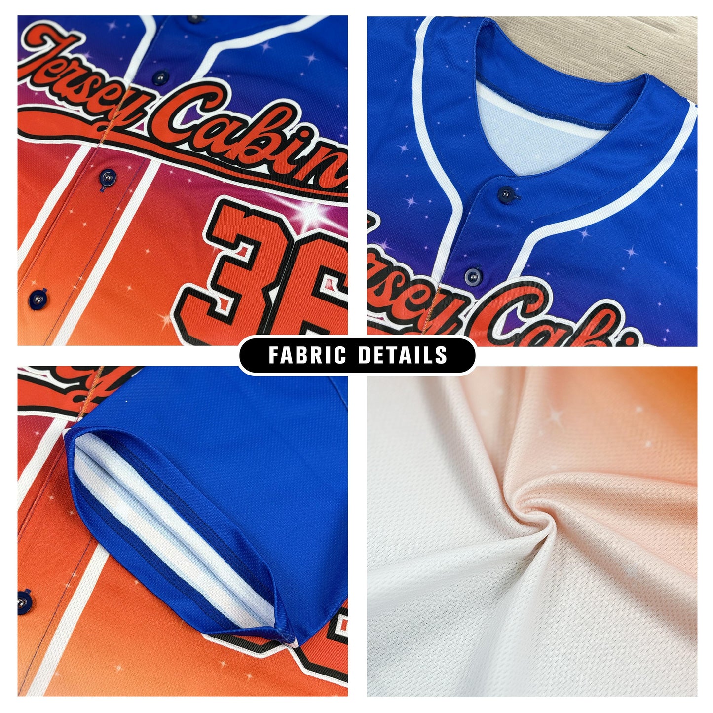 Custom baseball jersey personalized team name number gradient team uniform party jerseys Sports shirt Kids Adults (Printed Glitter)