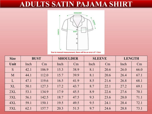 Mystical Satin Pajama Set, Witchy Spellbook, Potion, Dagger & Crystal Print Sleepwear For Women, Magical Short Sleeve Button Up Loungewear