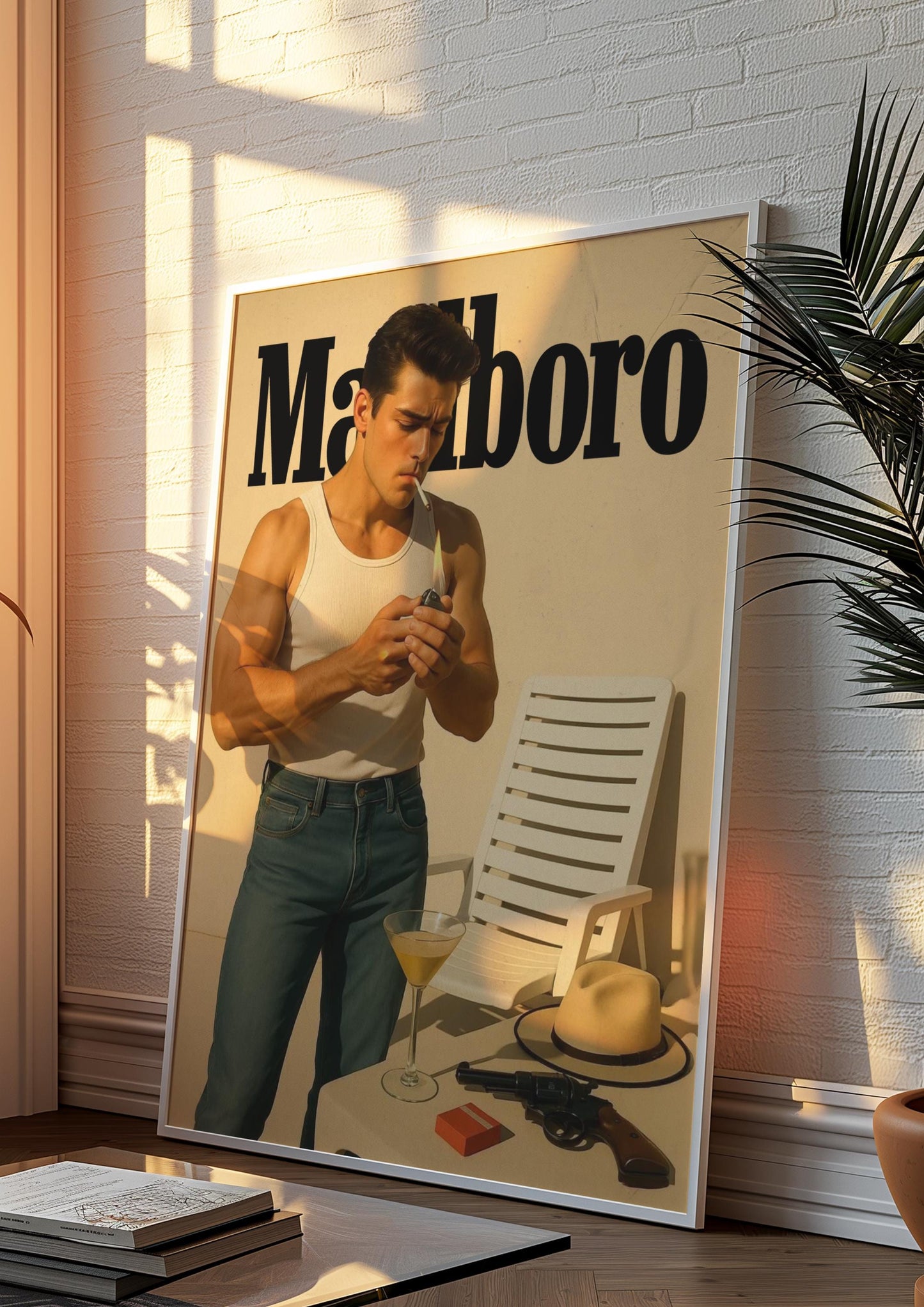 Vintage Cigarette Western Poster Print, Retro Marlboro Print, Tobacco Poster, vintage advertisment, cigarette poster marlboro, cigarette art