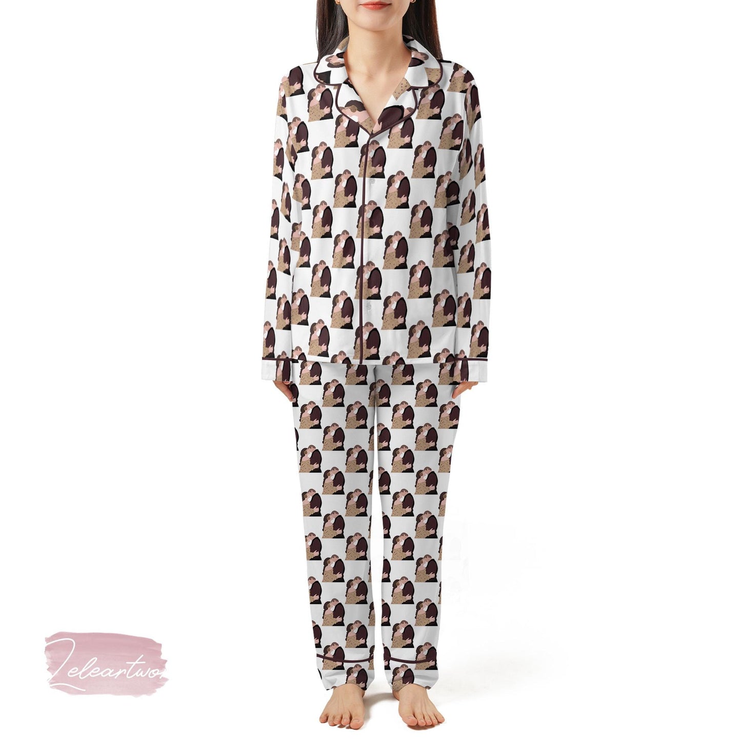 Anakin and Padme Pajama Set – Star Couple Short Sleeve Sleepwear, Soft Star-Inspired Loungewear Gift for Fans