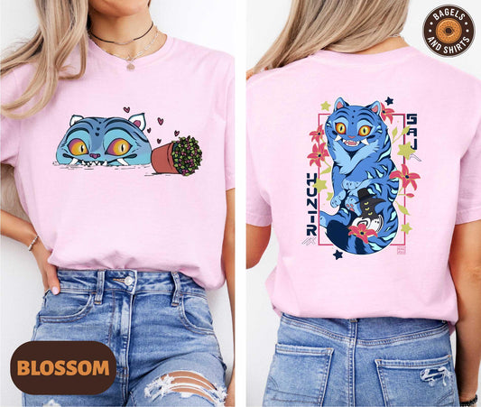 Kpop Demon Hunters Tiger Shirt, Derpy Anime Tiger T-shirt, Comfort Colors Hunter Shirt, Anime Lovers Tee, Otaku Gift Shirt, Hunter Fan Gift