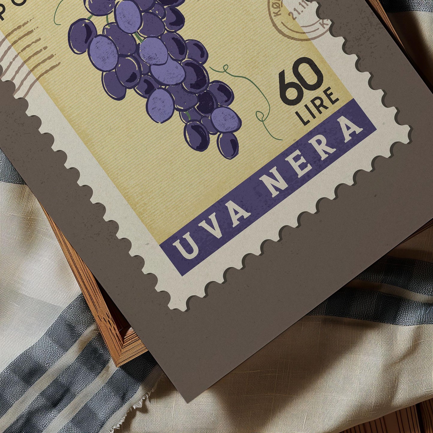 Black Grapes Poster, Black Grapes Fruit Market Print | Italian Food Art | Funky Fruit Poster, Black Grapes Wall Art, Ingredients Poster