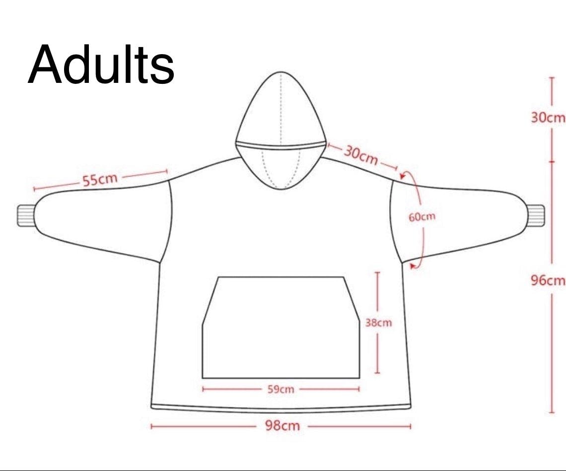 Anime Blanket Hoodie  oversize snuggle Sherpa  Cinnamoroll from hello kitty unisex adults and kids