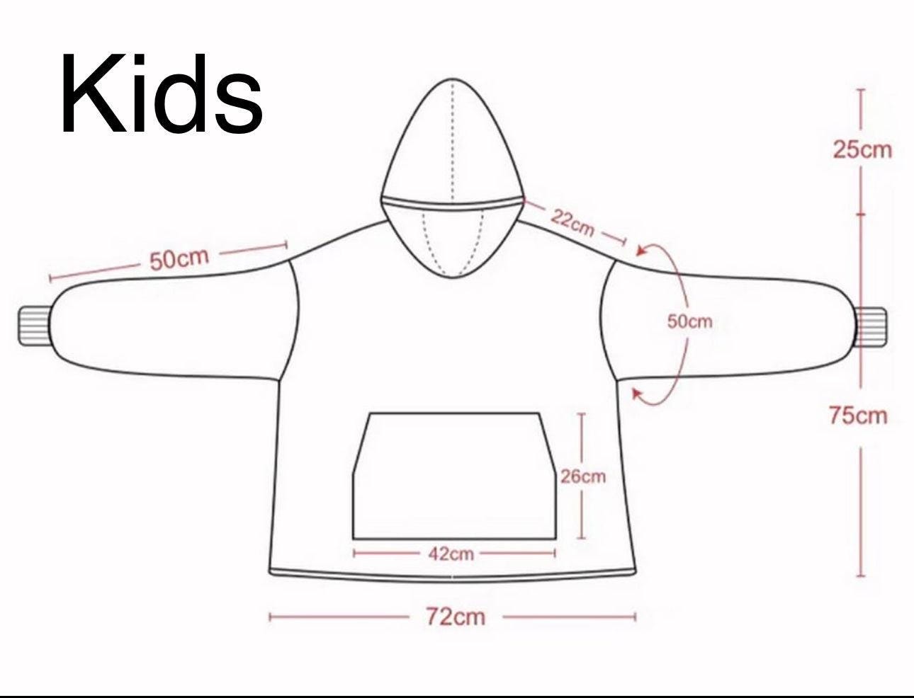 Anime Blanket Hoodie  oversize snuggle Sherpa  Cinnamoroll from hello kitty unisex adults and kids