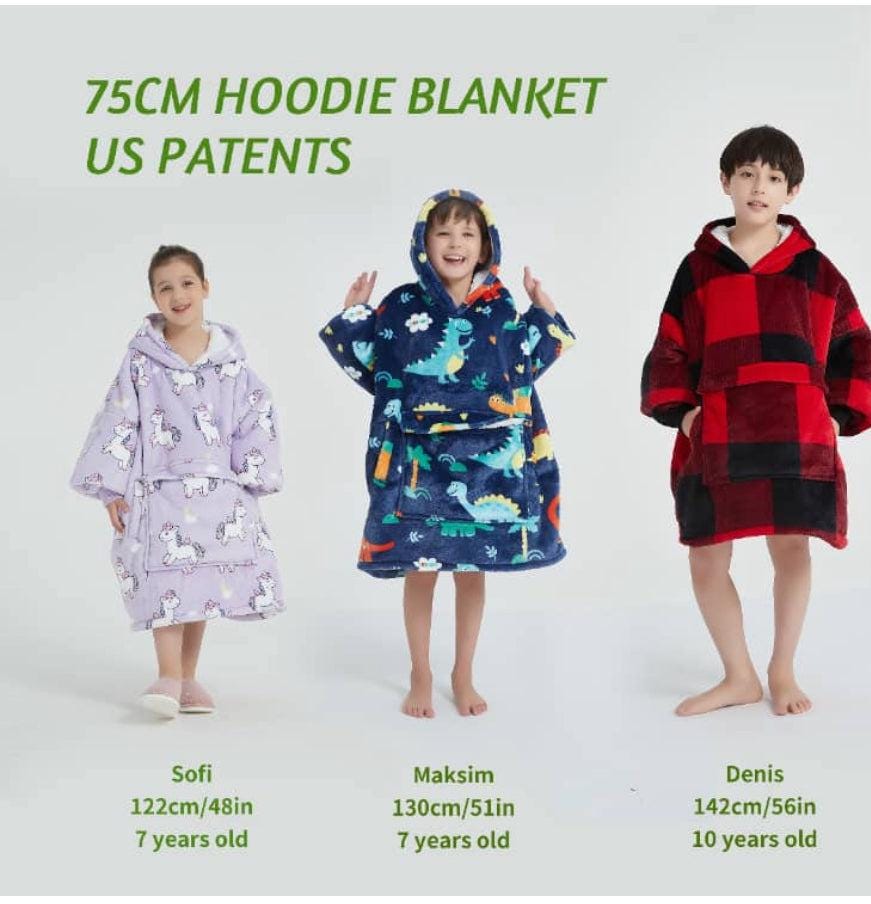 Anime Blanket Hoodie  oversize snuggle Sherpa Satoru Gojo Jujutsu Kaisen unisex adults and kids