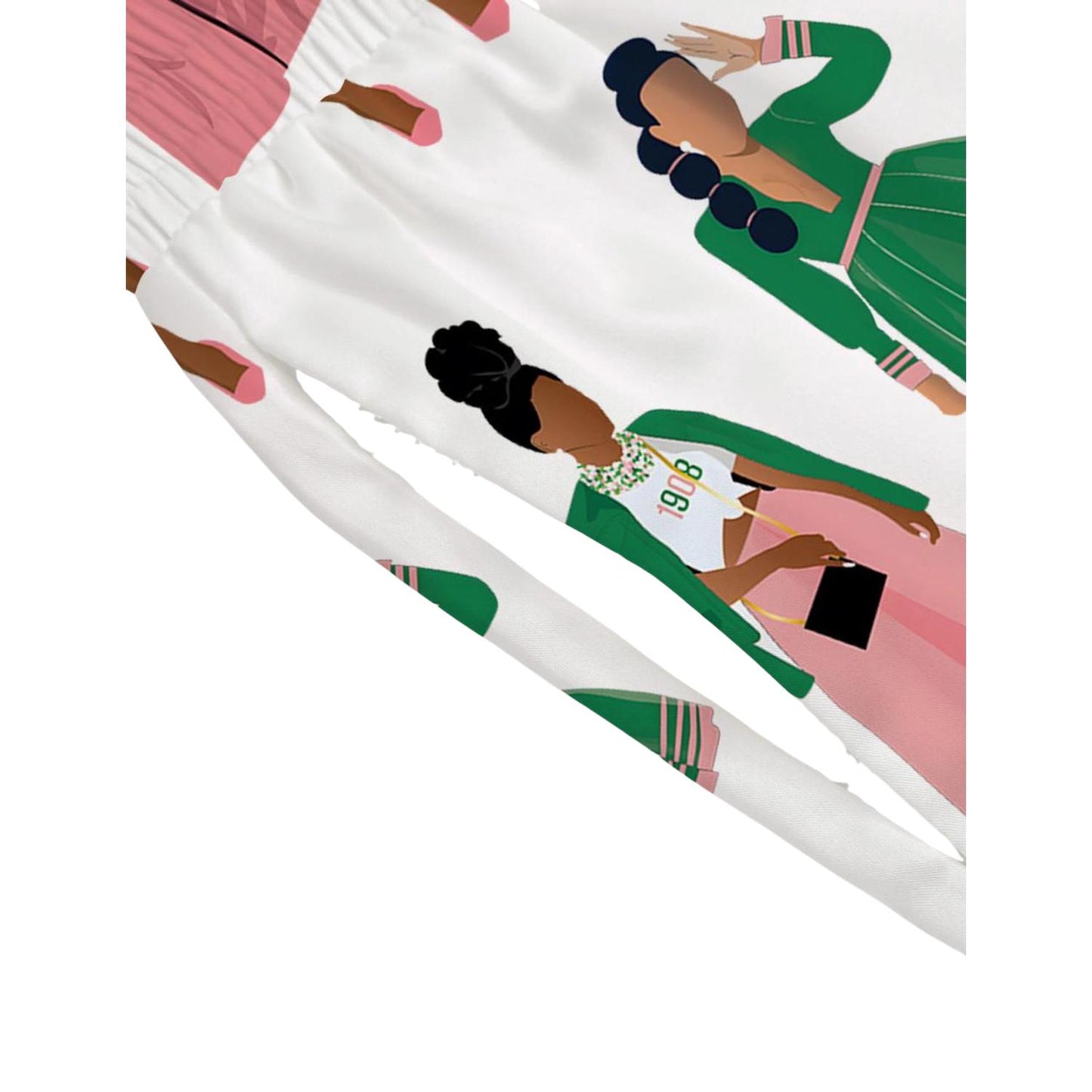 Sisterhood-Inspired Satin Pajama Set For Women HVNHWA98 Pajamas Set