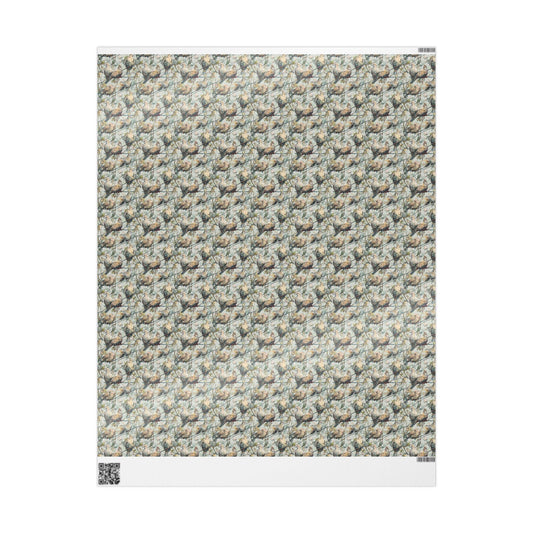 Birding Adventure Wrapping Paper Roll, Songbird Gift Wrap for Outdoor Gifts and Birdwatcher Packaging #26