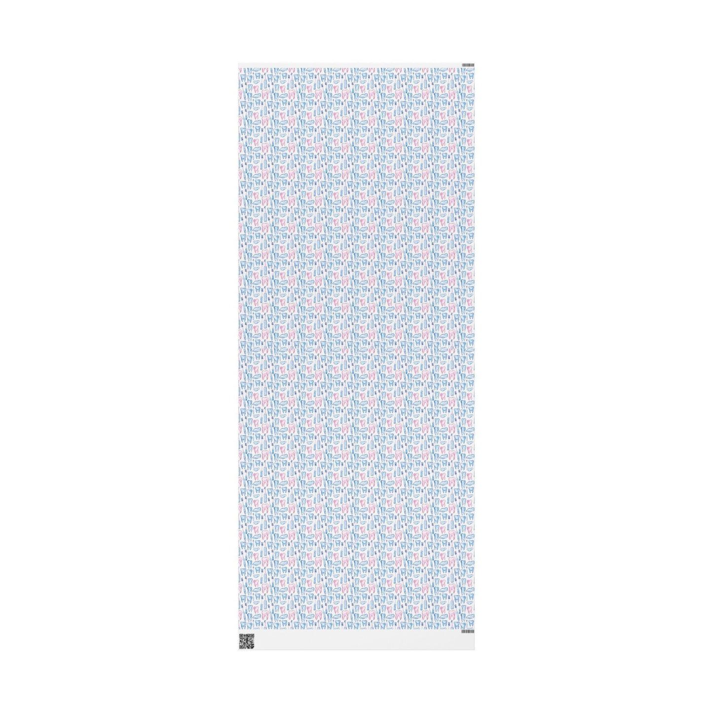 Dental Clinic Wrapping Paper, Tooth Design Gift Wrap, Orthodontist Print Fun Gift Wrap for Dental Office Dentist and Hygienists