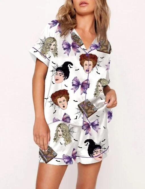 Hocus Pocus Halloween Satin Pajama Set Pajamas Set