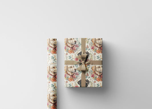 Labrador Dog Mom Gift Wrap Roll, Labrador Wrapping Paper for Pet Lovers, Birthdays, and Holiday Gift Giving #16