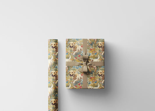Labrador Retriever Lover Wrapping Paper Roll, Gift Wrap for Dog Moms, Dads, and Pet Owners for Any Occasion or Event #9
