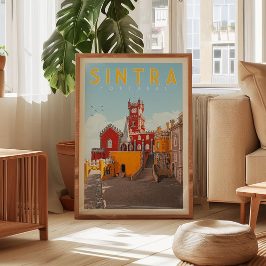 Sintra Portugal Print, Large Wall Art Portugal, Portugal Gift, Sintra Poster, Sintra Wall Art, Indie Room Decor, Living Room Wall Art