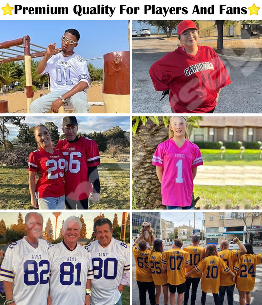 Custom Red Royal Football Jersey, Custom Red Royal Blue Football Jersey Men Women Youth Kid Game Training Shirt Football Lover Uniform Gift