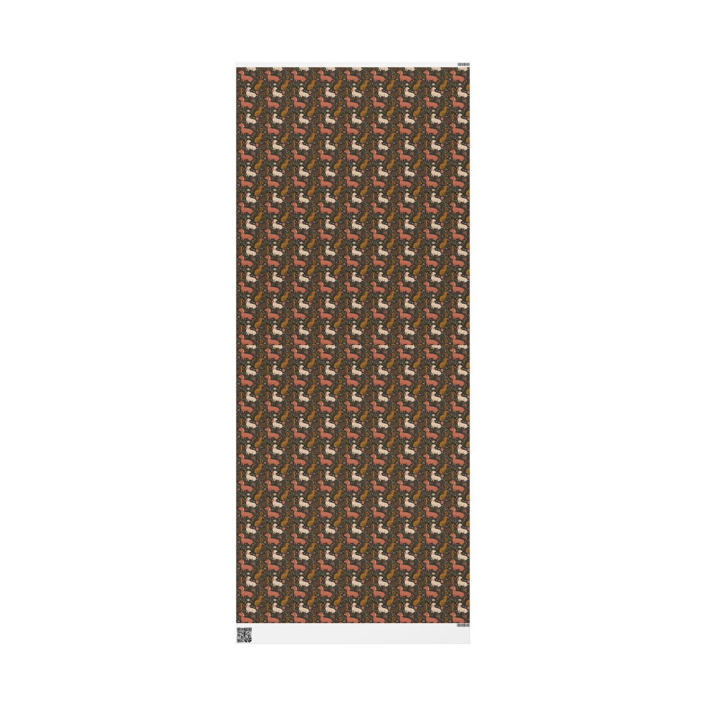 Cute Dachshund floral wrapping paper for Dog Lovers | Weiner Dog gift wrap for Doxie Mama, Dachshund Mom or Sausage Dog Fan
