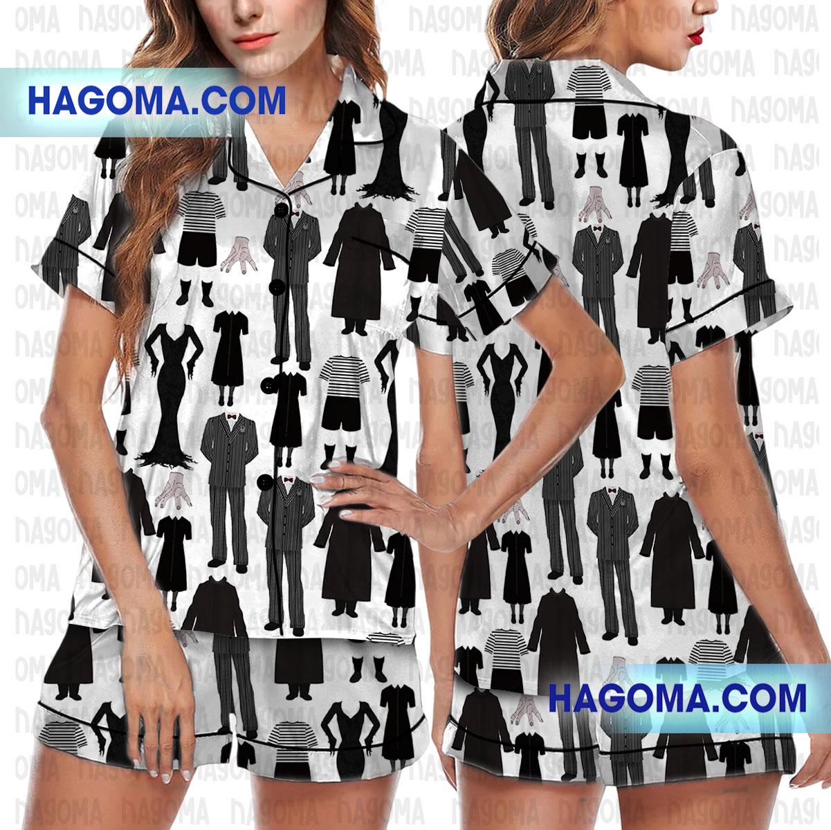 Wednesday Satin Pajamas Set Pajamas Set