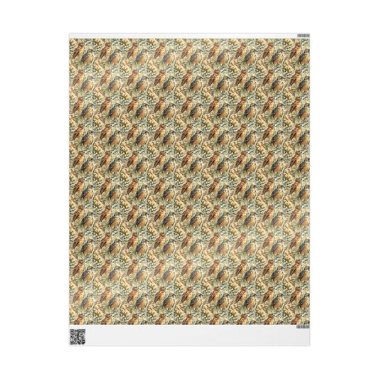 Bird and Nature Wrapping Paper Roll, Wildlife Lover’s Gift Wrap for Birding Adventures and Outdoor Events #37