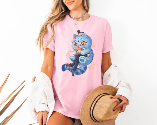 Kpop Demon Hunters Tiger Mom Shirt, Derpy the Tiger And Bird Demon Hunter Tiger Shirt, Hunters Tiger Fan, Animal Shirt, Kpop Movie Fan Gift