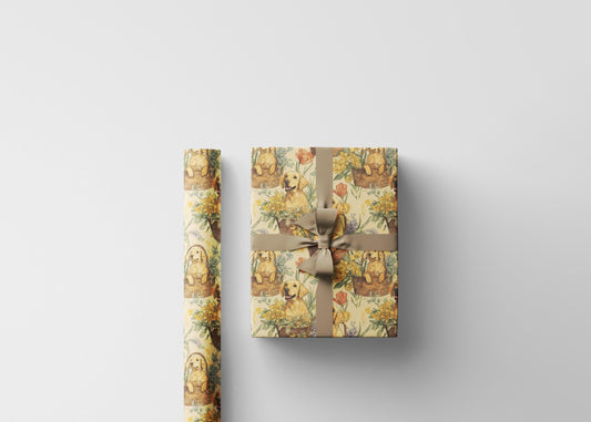 Labrador Retriever Party Wrapping Paper Roll, Fun Gift Wrap for Dog Themed Birthdays or Pet Gifting #22