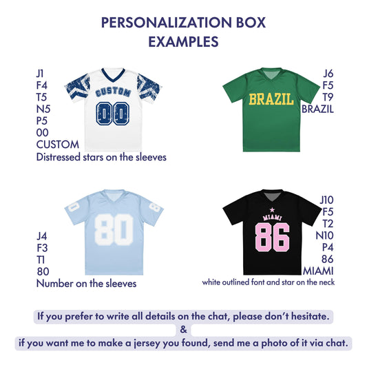 Make Your Full Custom American Football Jersey, Y2k Customizable Football Mesh Jersey