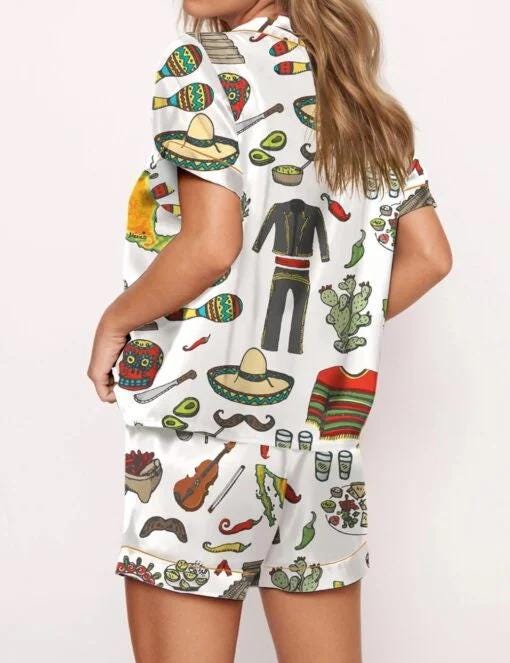 Mexico Travel Pajama Set Pajamas Set
