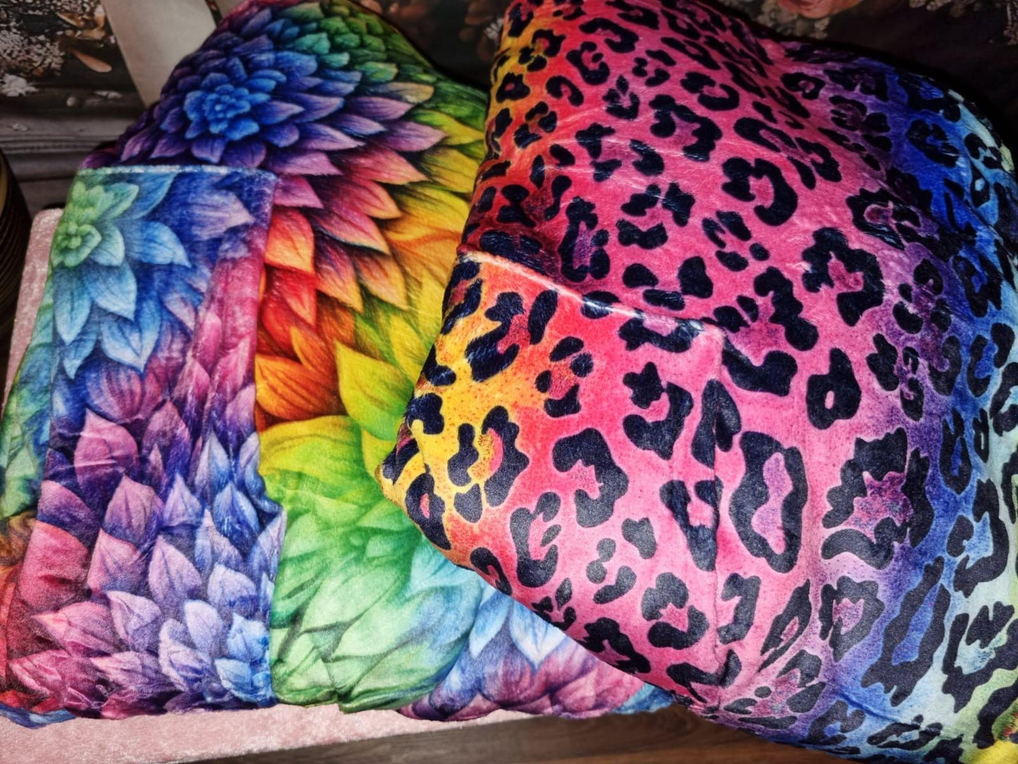 Rainbow Print Unisex Reversible Snug Hoodie,LGBTQ Pride Flag Rainbow Print Pullover Hooded Blanket with Sleeves,All Over Print Hoodie