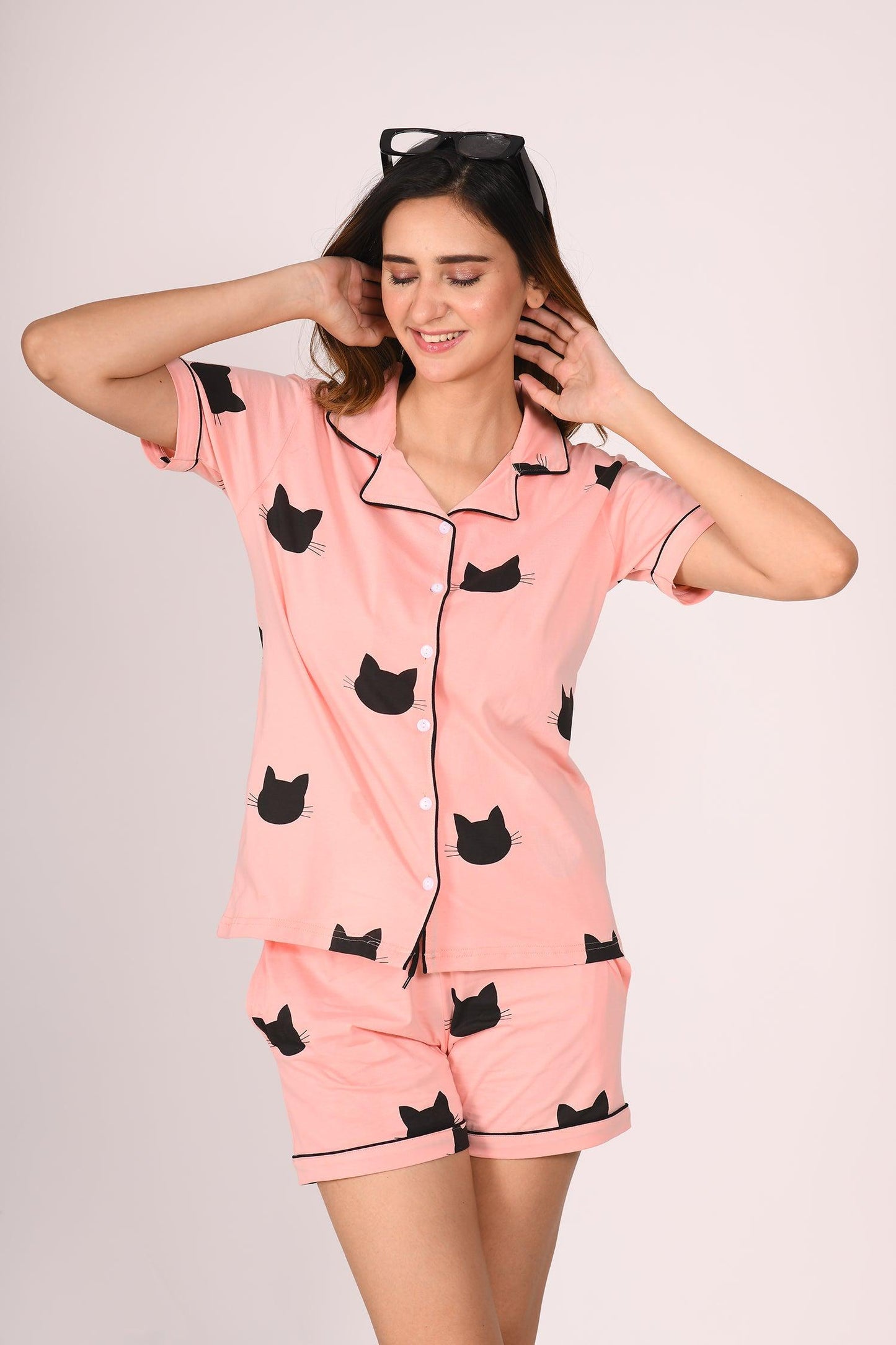 Cat Pajamas Set Pajamas Set