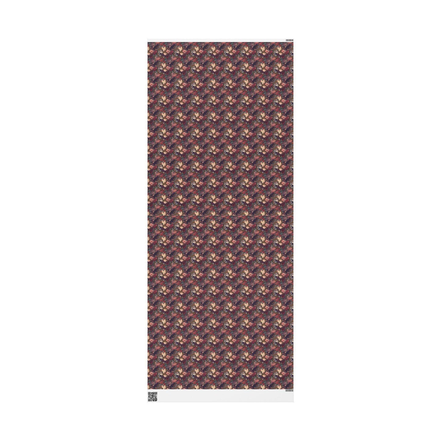 Pastel Goth Halloween Wrapping Paper Roll Watercolor Spooky Cute Ghosts Bats Witchy Alternative Gift Wrap #1
