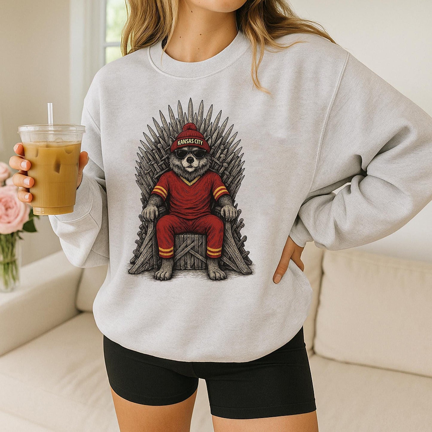 Kansas City Football, Kansas City Football Sweatshirt, Kansas City Fan, Football Fan Gift, Game Day Shirt, Kansas City Sweatshirt