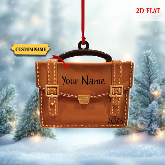 Personalized Lawyer Ornament 2025, Best Lawyer Christmas Ornament, Lawyer-Judge-Future Attorney Briefcase Ornament, Christmas Xmas Gift