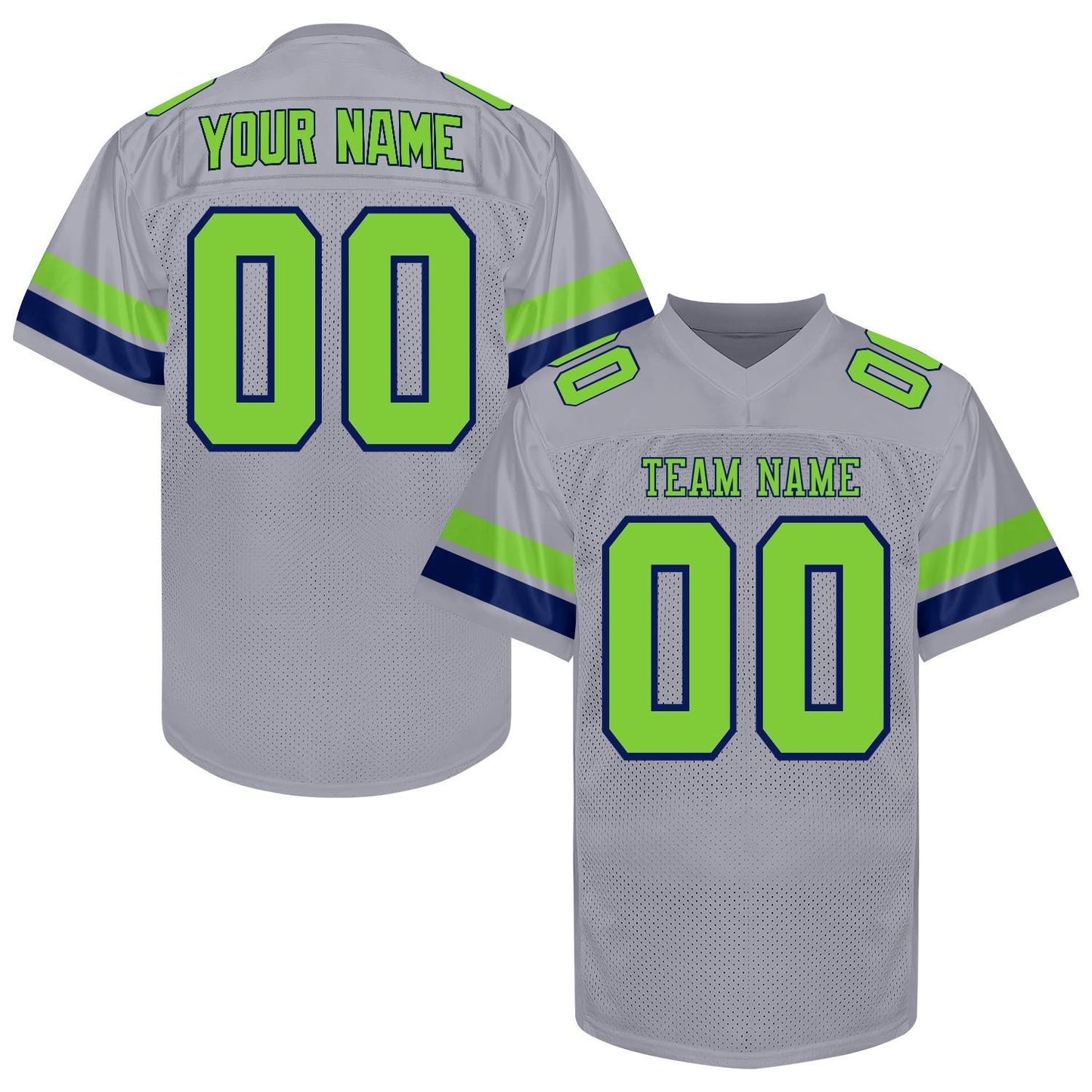 Custom Black Aqua Football Jersey Name Number Logo, Black Teal Football Uniform Men Women Youth Kid Game Day Sports Jersey Streetwear Jersey
